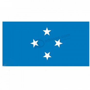 bandiera degli stati federati di micronesia stampata digitale in poliestere 75D 3x5ft di buona qualità