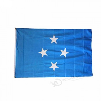 bandiera 90x150cm del paese della micronesia di sublimazione del poliestere all'ingrosso