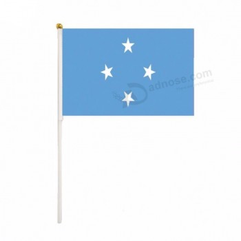 Фанни дизайн 2019 промо Микронезия логотип национальной команды рука флаг