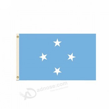 bandeira de país nacional da Micronésia personalizada