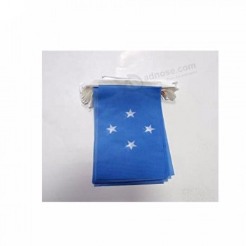 Bandeira de estatueta produtos promocionais bandeira de estamenha do país da Micronésia