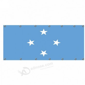 Indoor nützliche verschiedene Land Mikronesien Mesh-Flagge für Tailgating
