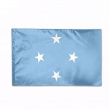 寒冷的国家密克罗尼西亚联邦国旗