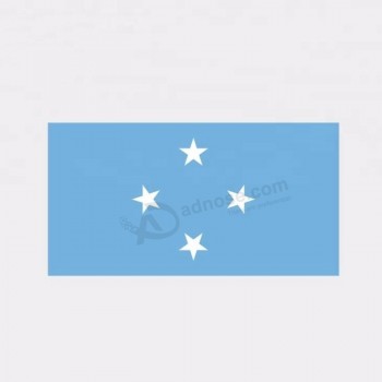 Sublimierter Druck der Flagge der Föderierten Staaten von Mikronesien