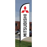 10 'feather flag Kit - mitsubishi - (volledige set)