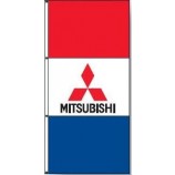 mitsubishi dealer draperen vlag