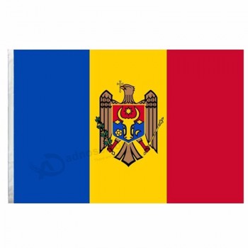 национальные флаги страны на заказ открытый флаг молдовы
