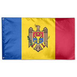 Bandiera nazionale della Moldavia del paese del mondo del poliestere 3x5ft