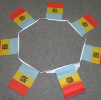 Decorative Mini Polyester Moldova Bunting Banner Flag