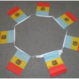 decoratieve mini polyester Moldova bunting banner vlag