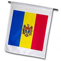 bandera de bandera de patio de país de moldova personalizada barata