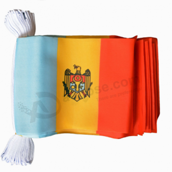 bandera de cadena de moldova decoración deportiva bandera de bunting de moldavia