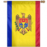 bandeira nacional do jardim decorativo de poliéster moldávia