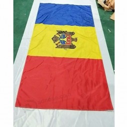 material de poliéster moldavia bandera del país al por mayor