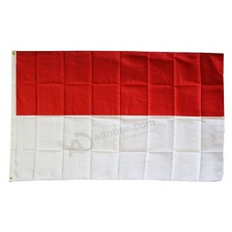 monaco - 3'X5' polyester flag with high quality