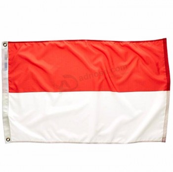 Firmenlogo voller Druck Dekoration 3X5 Monaco Flagge Feier benutzerdefinierte Monaco Flagge