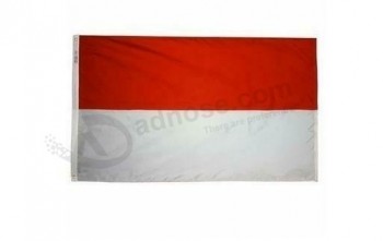 nylon flag with grommets 2x3 monaco with high quality