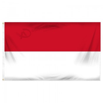 bandera de mónaco poliéster impreso de 3 pies x 5 pies con alta calidad