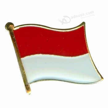 Pin de solapa de bandera de país de mónaco de alta calidad personalizado