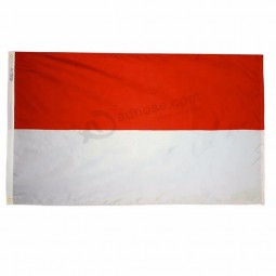 シルクスクリーン印刷デジタル印刷屋内屋外吊りポリエステル3x5ft国モナコ国旗