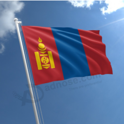 hängende Mongolei Flagge Polyester Standardgröße Mongolei Nationalflagge