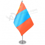 bandeira da mesa nacional da mongólia bandeira da mesa do país da mongólia