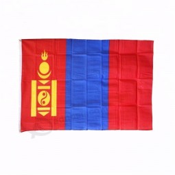 High quality standard size polyester flag of Mongolia