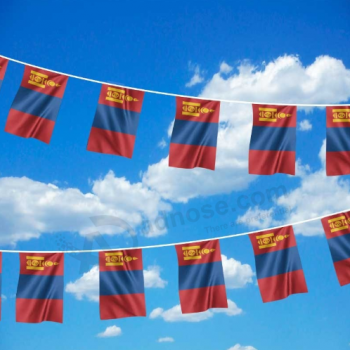 banner de estamenha de mongólia de poliéster para evento ao ar livre