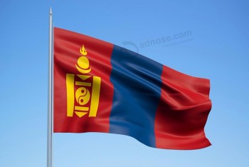 bandiera di poliestere mongolia in poliestere stampa a sublimazione termica