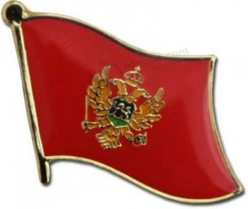 булавка для лацкана - булавки для лацкана женские Мужчины - флаг - упаковка 24 страны Черногории
