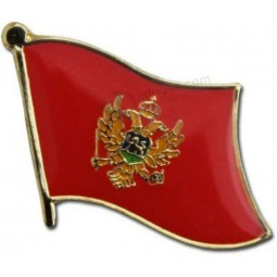 Anstecknadel - Anstecknadeln für Damen Herren - Flaggenpackung von 24 montenegro country