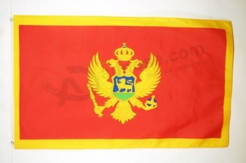 黑山国旗3'x 5'-montenegrin国旗90 x 150厘米-横幅3x5英尺