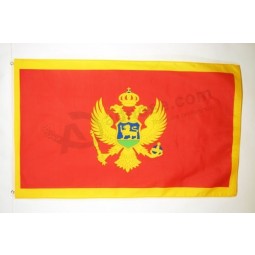 montenegro flag 3 'x 5' - montenegrinische flaggen 90 x 150 cm - banner 3x5 ft