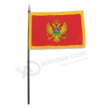 bandiera montenegro su ordinazione all'ingrosso di alta qualità 4 x 6 pollici
