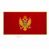 bandiera del Montenegro montenegro all'ingrosso in poliestere da 90 * 150 cm