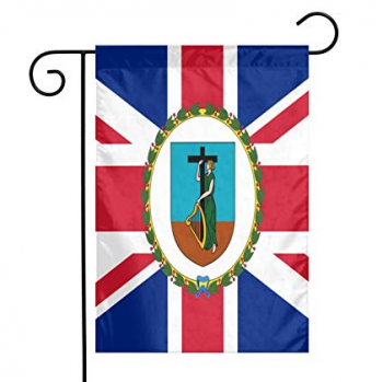 Bandera de alta calidad de la yarda del jardín de Montserrat personalizada