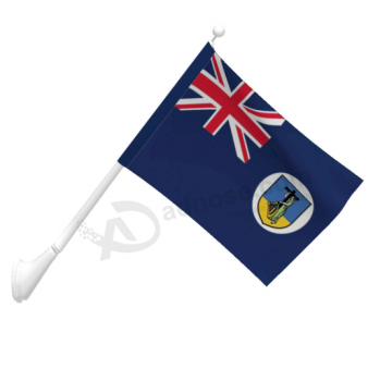 bandera de montserrat decorativa de poliéster de punto