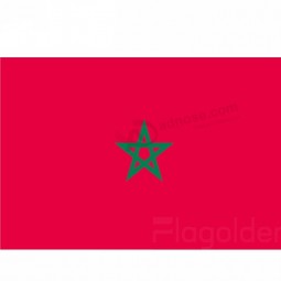 Marokko Flagge Nationalflagge mit guter Qualität Nylon Banner