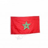 出售90x150cm数码印花摩洛哥国旗