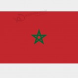 Neue Designqualität Marokko Flagge