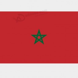 Novo design bandeira de alta qualidade marrocos