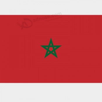 Nuevo diseño de alta calidad de la bandera de marruecos