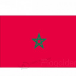 좋은 품질의 나일론 배너와 모로코 국기 국기