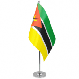 national table flag mozambique country desk flag