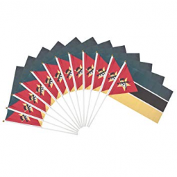 digitaldruck kunststoffstange mosambik hand stick flagge