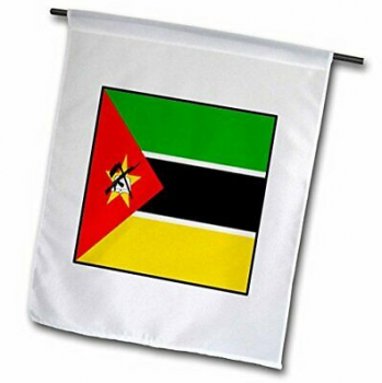 bandera decorativa del jardín de mozambique banderas del patio de mozambique de poliéster