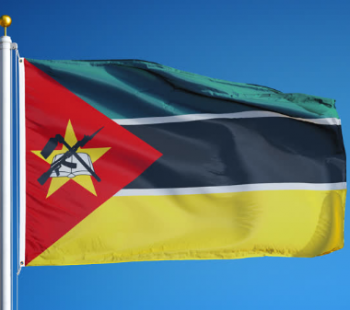 3x5ft material de poliéster mozambique bandera nacional del país