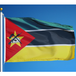 3x5ft polyester materiaal nationale vlag van mozambique