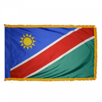 fabricante de alta qualidade da bandeira da flâmula da borla de namíbia