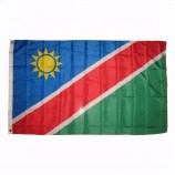 bandiera nazionale del paese della Namibia su misura standard